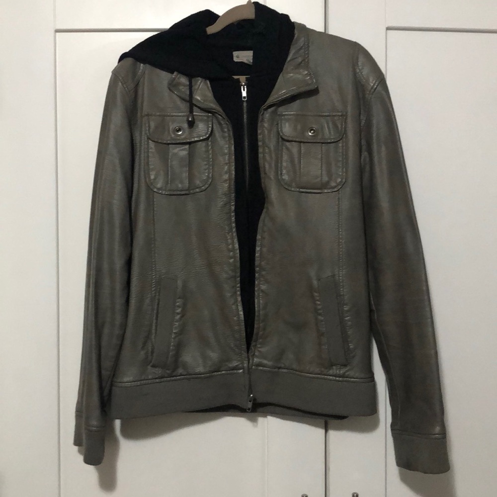 Men’s Faux Leather Jacket